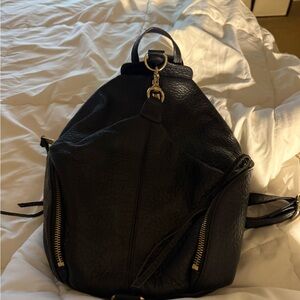 Rebecca Minkoff Black Leather Backpack